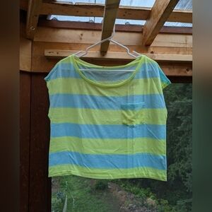 Neon striped top